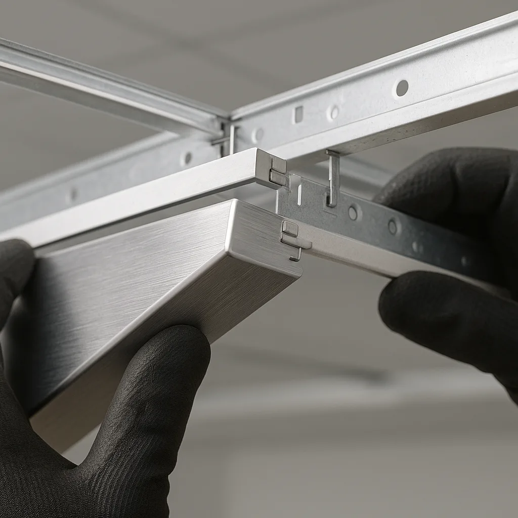 Кассетный потолок в офисном интерьере