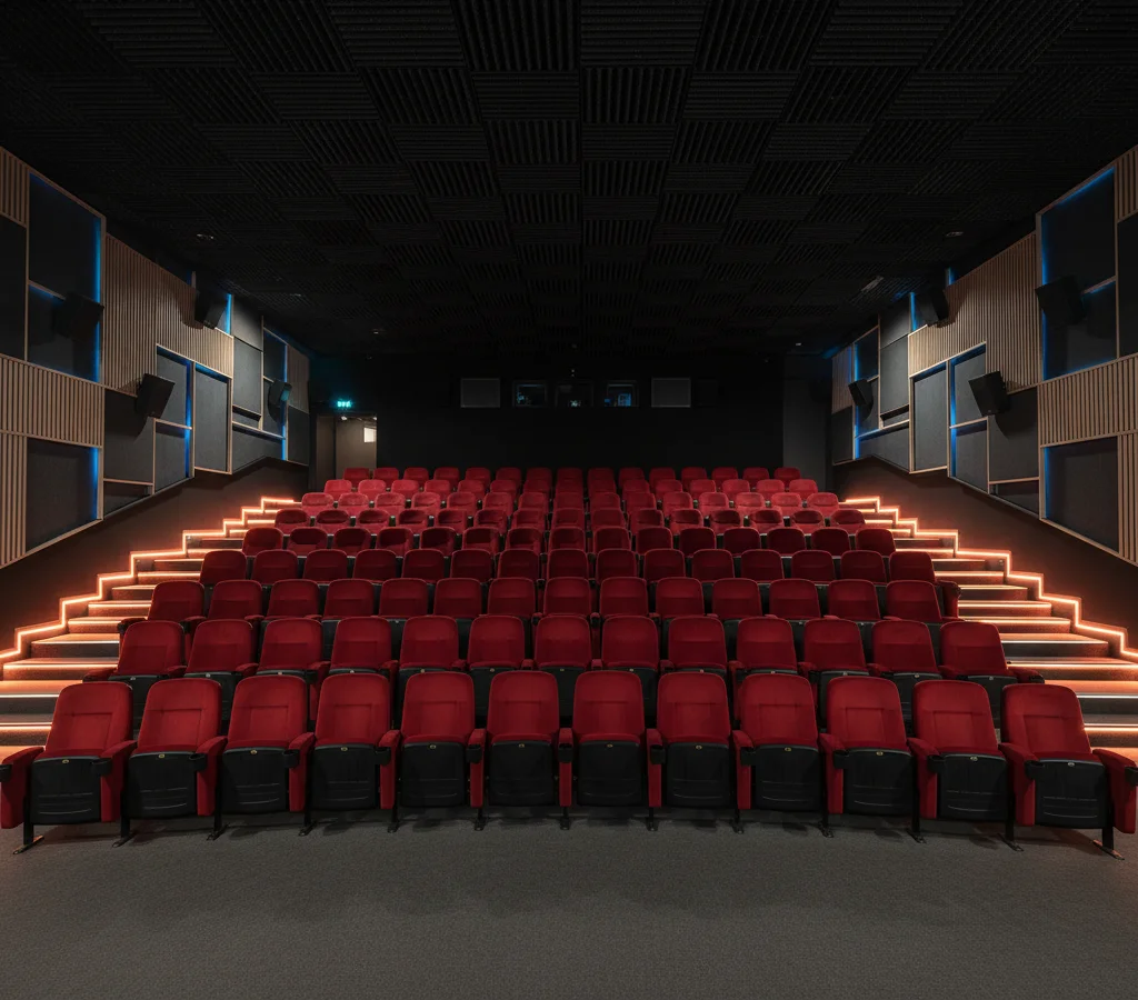 Акустика 6 залов мультиплекса