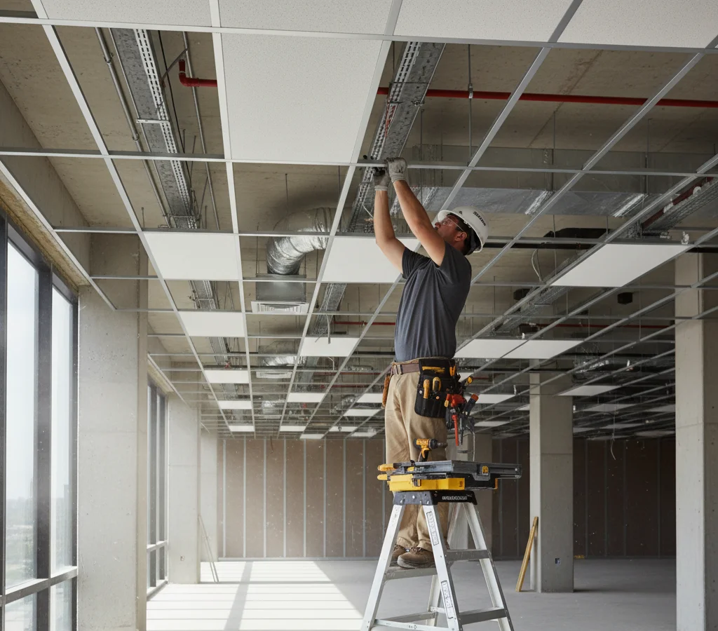 Монтаж потолка Armstrong