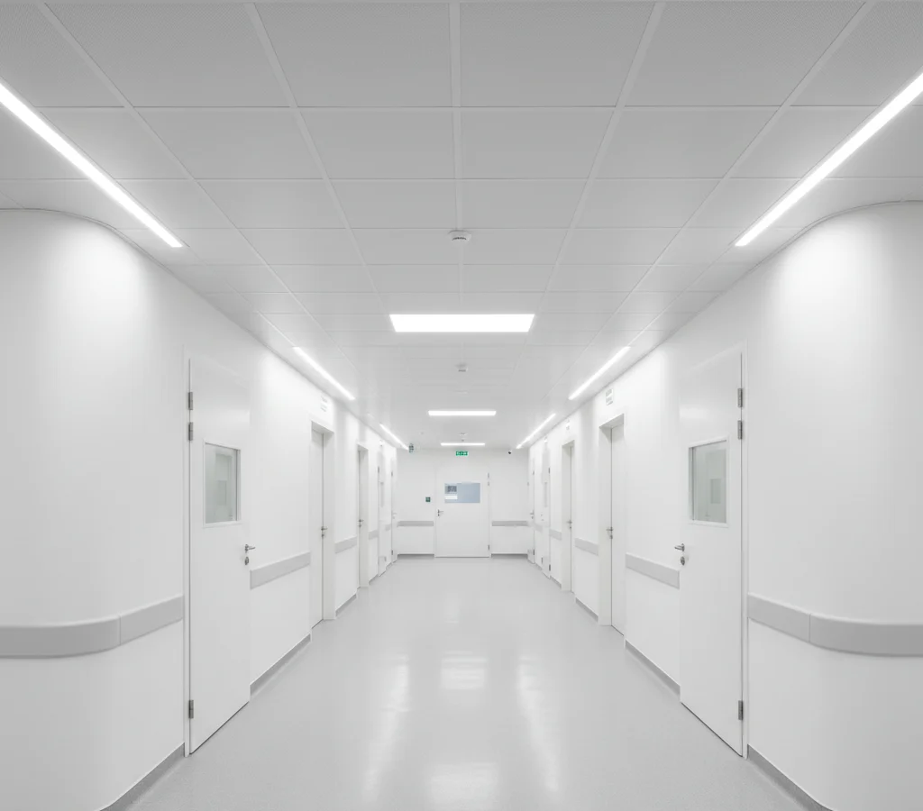 Кассетный потолок в многопрофильной клинике