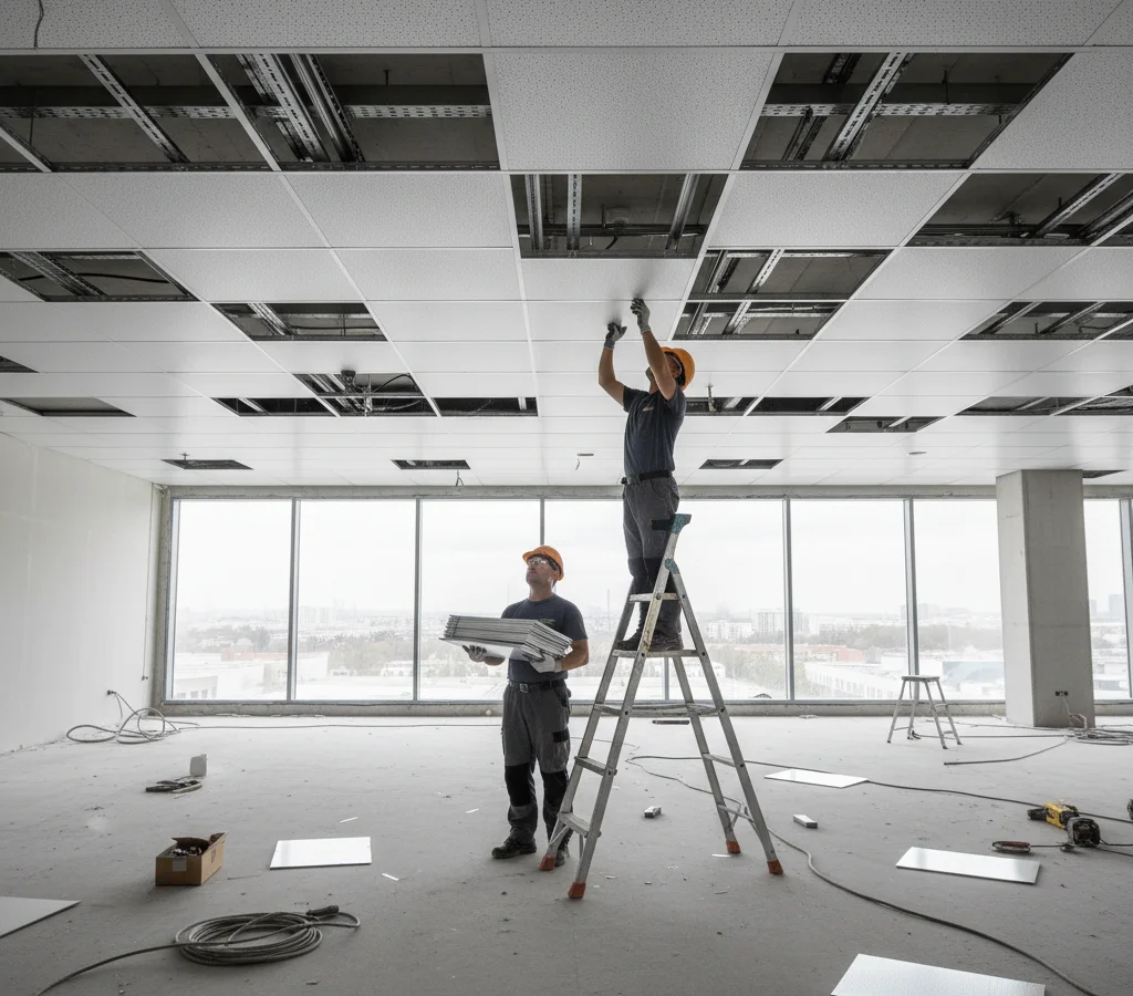 Монтаж потолка Clip-in