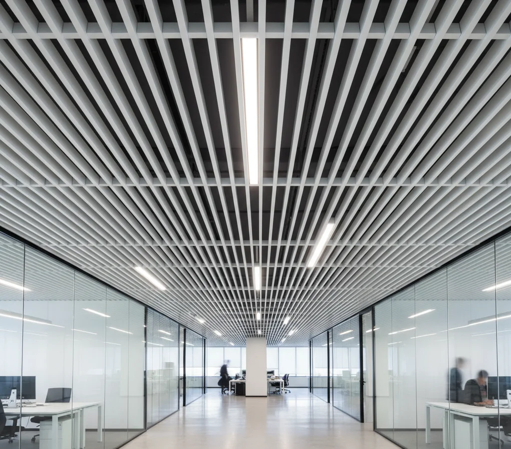 Потолок бизнес-центра класса A, 320 м²