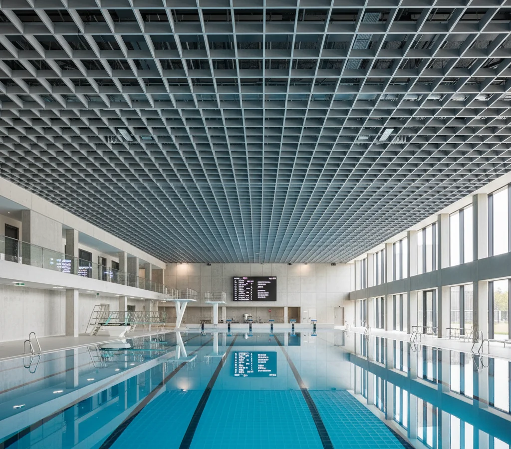 Потолок спортивного комплекса, 450 м²