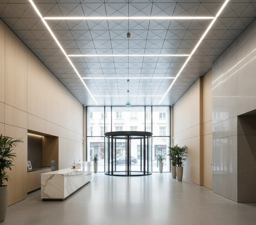 Потолок Грильято — офисное пространство
