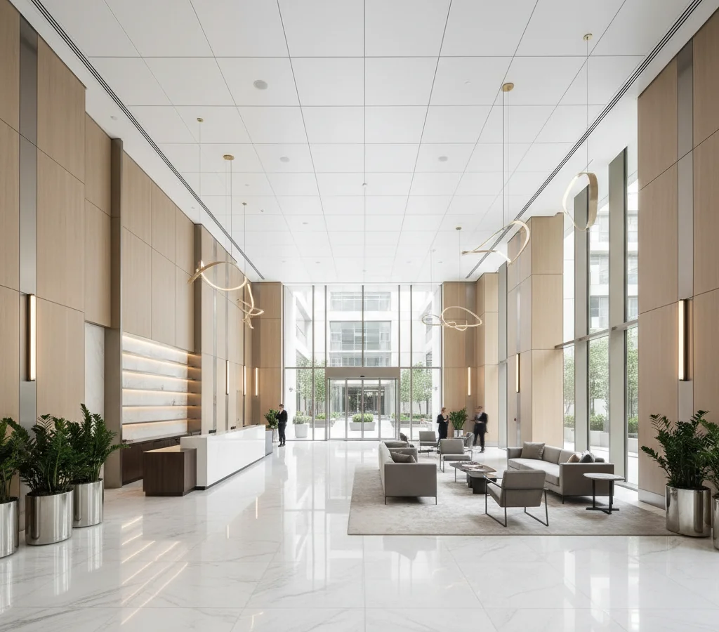 Входные группы и представительские зоны