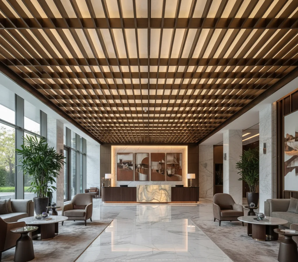 Дизайнерские ламели — Архитектурные потолки
