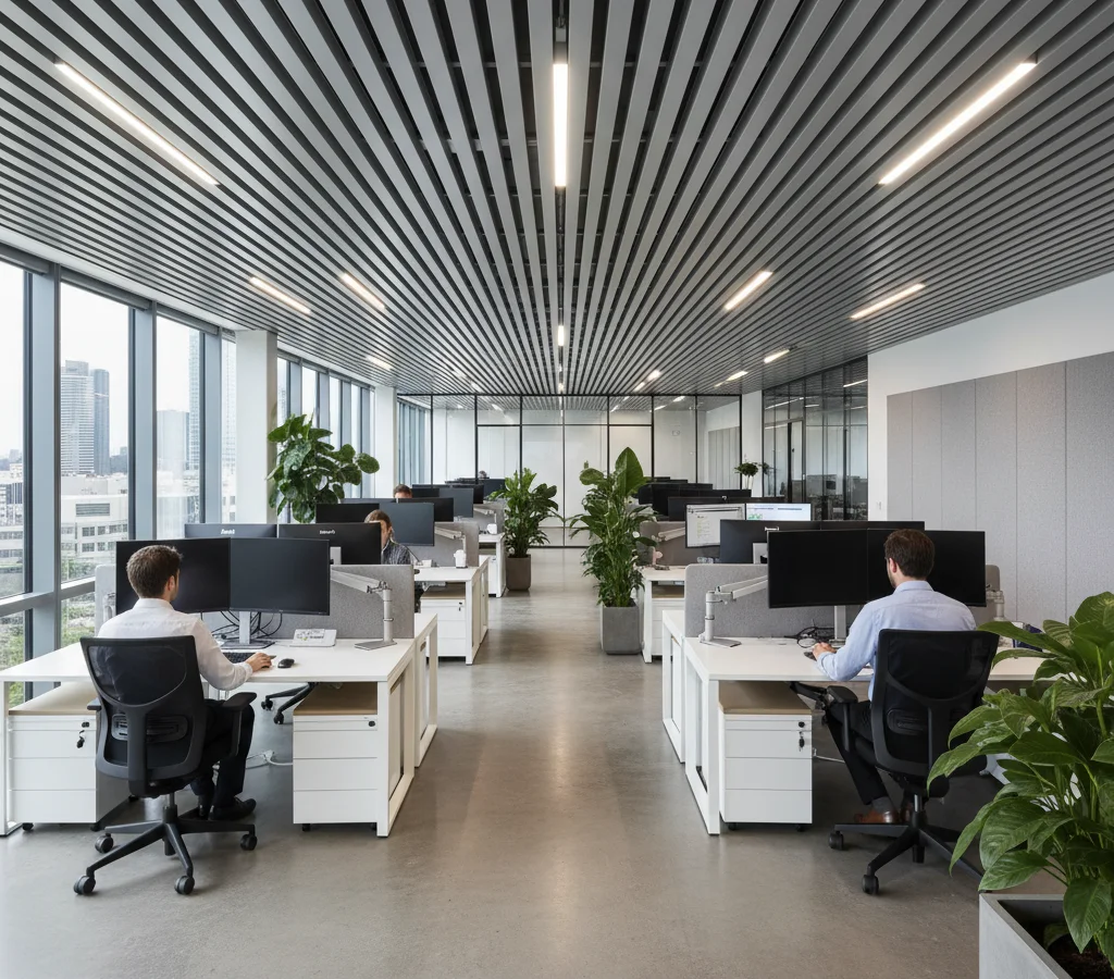 Офис IT-компании, open-space 280 м²