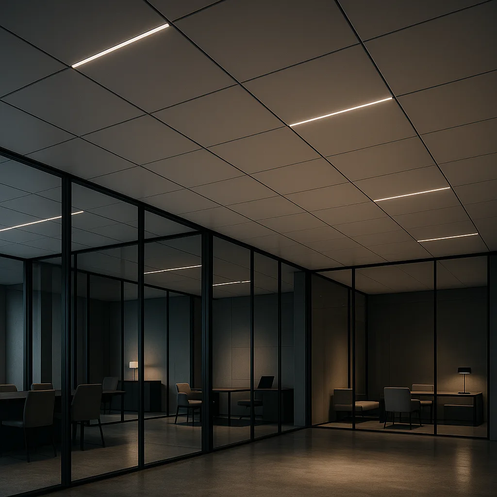 Кассетный потолок Clip-in со скрытой подвесной системой