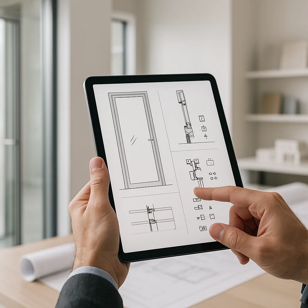 Входная группа фасадной двери