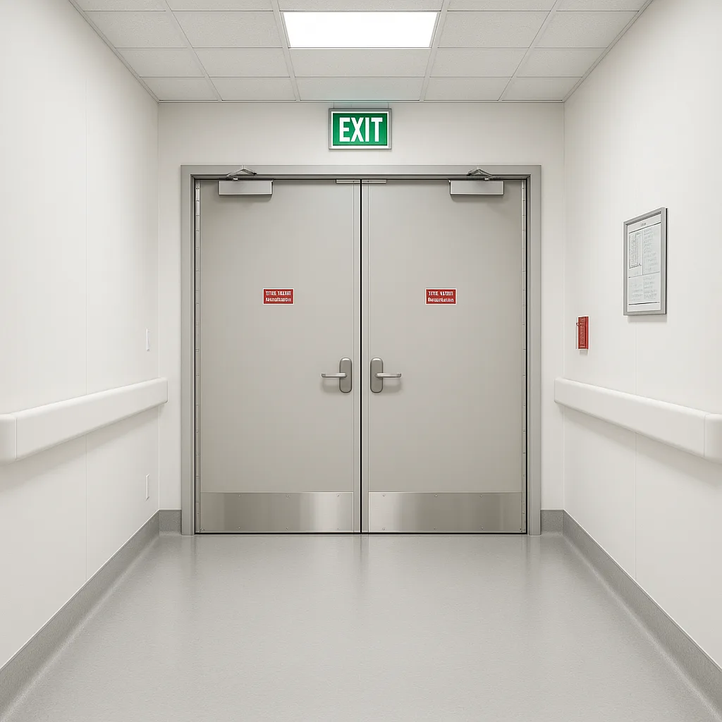 Двери EIS 30 для палатных секций медицинского центра