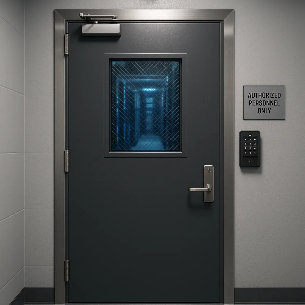 Противопожарная дверь для серверной комнаты