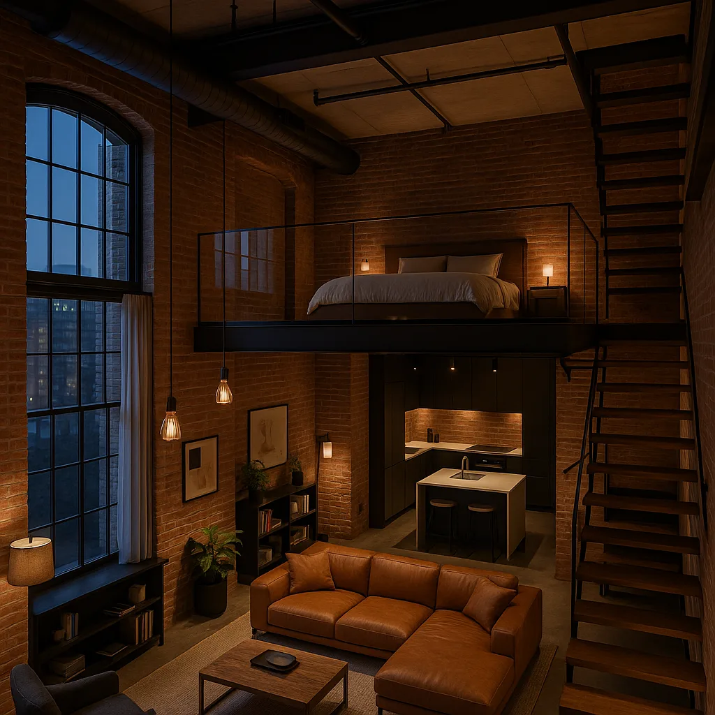 Жилые лофты и двухуровневые квартиры