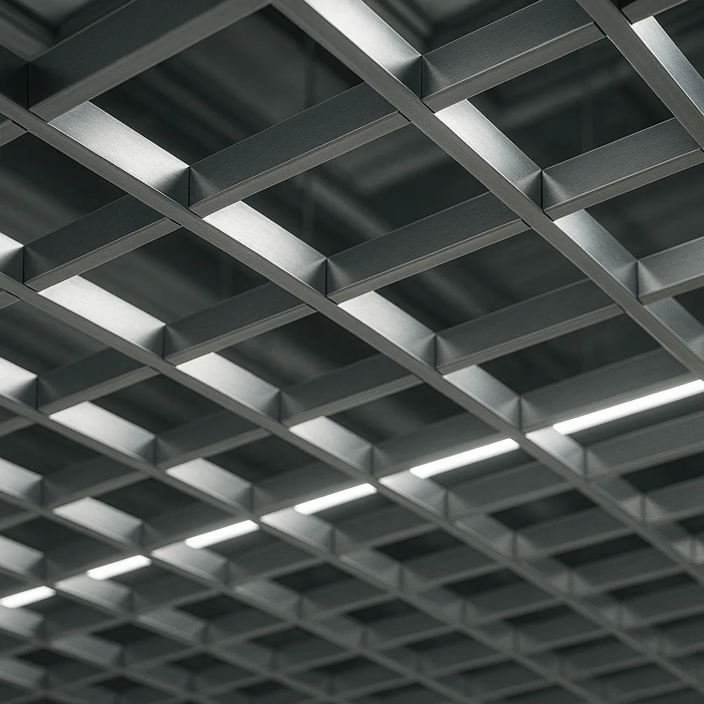 Потолок Грильято в коммерческом интерьере