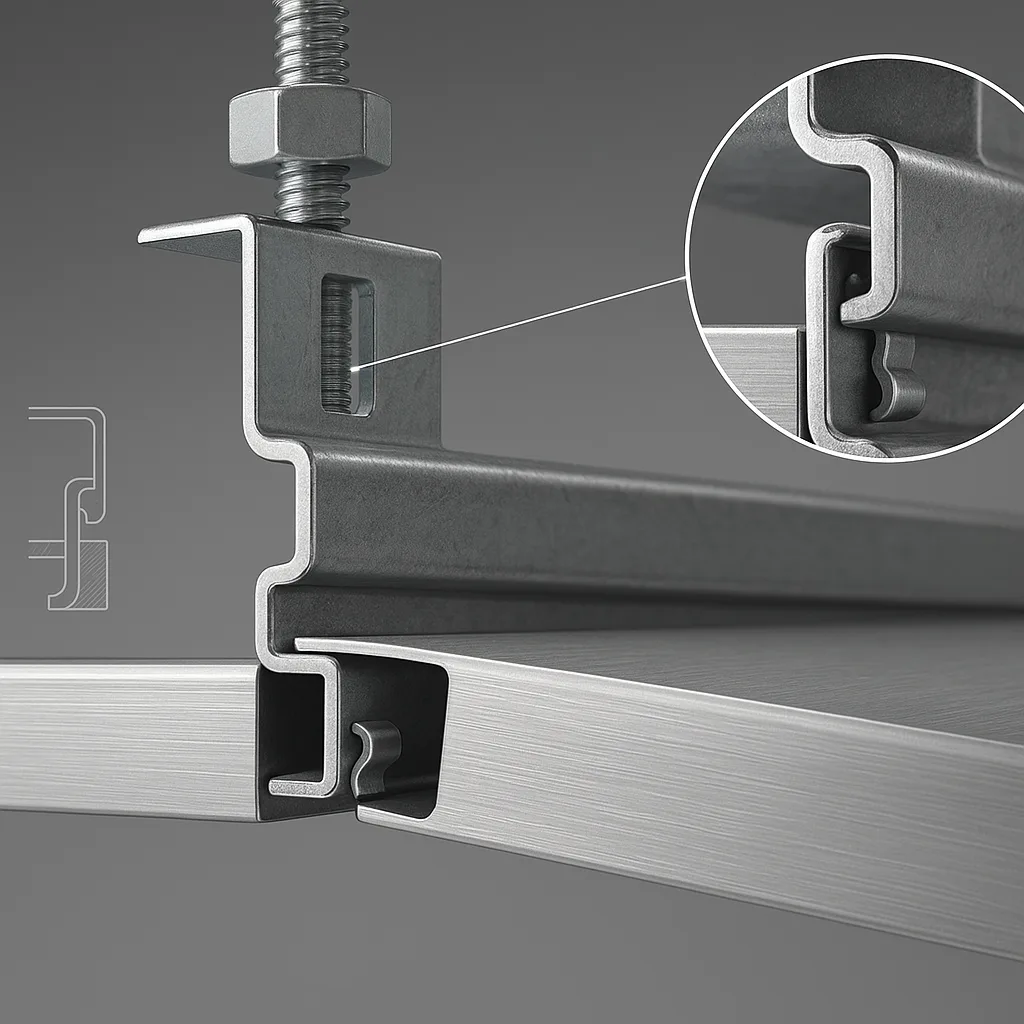 Конструкция потолка Hook-On