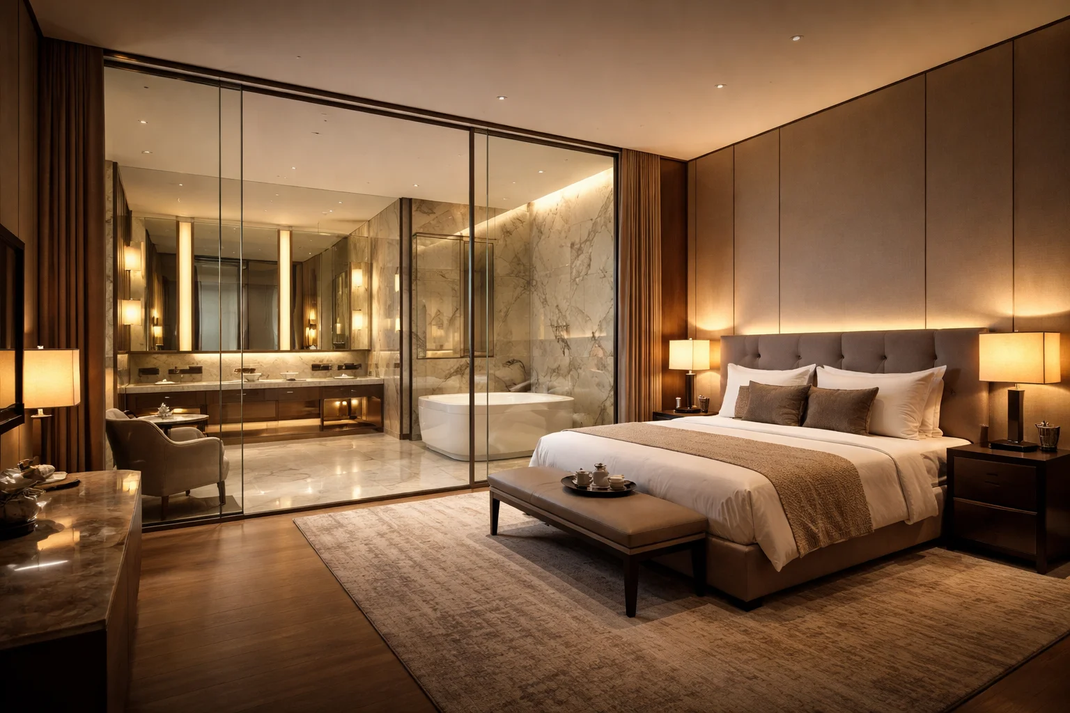 Душевые в апарт-отеле