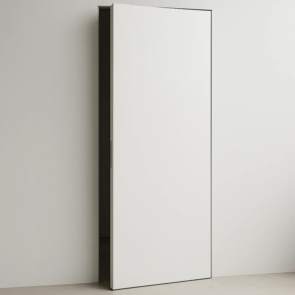 Скрытая дверь — покраска