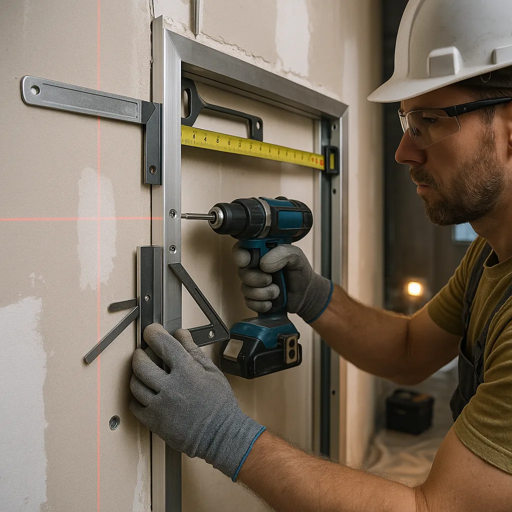 Монтаж invisible-двери