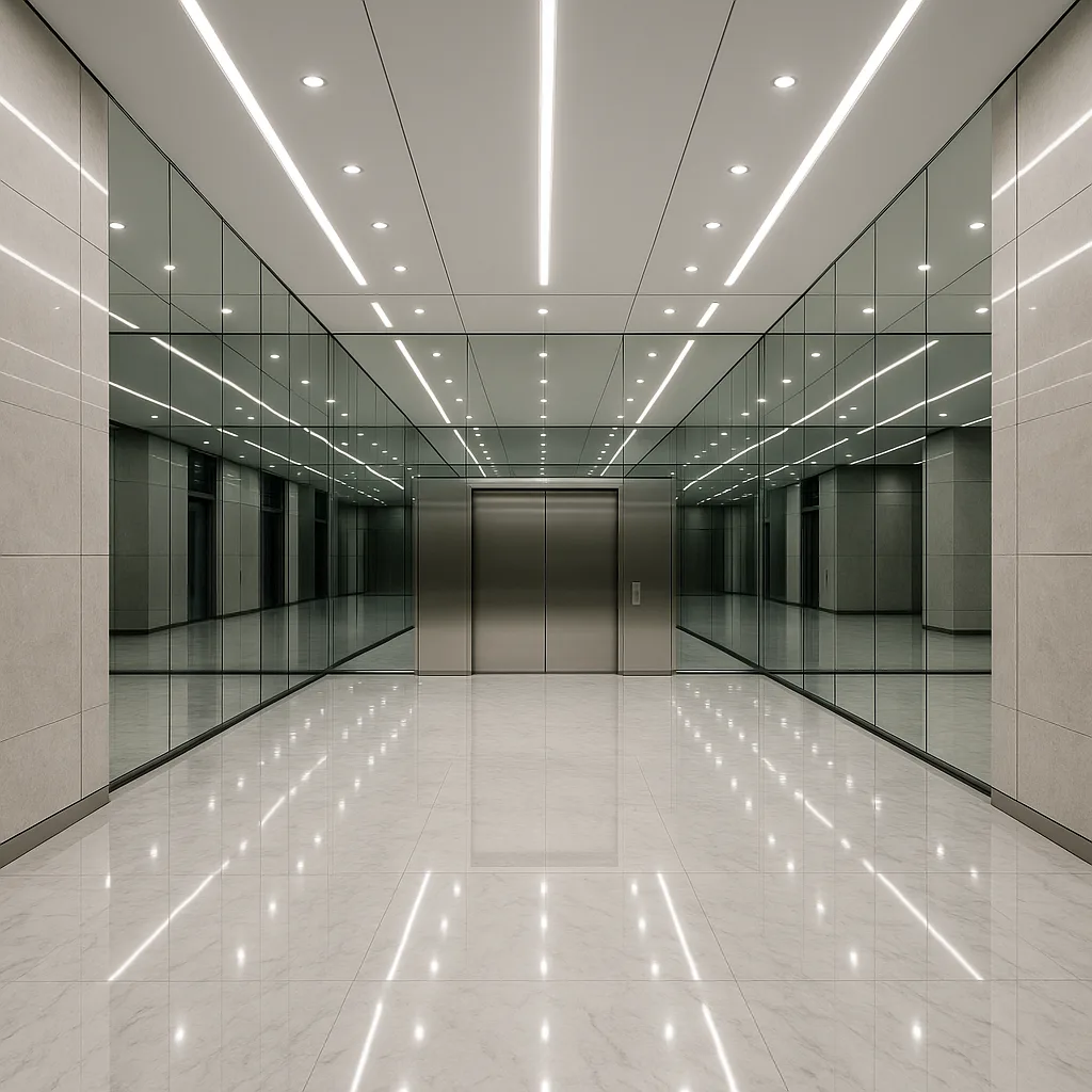Лифтовые холлы и вестибюли