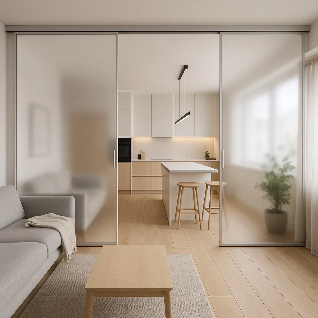 Перегородка 4 в 1 для разделения кухни-гостиной