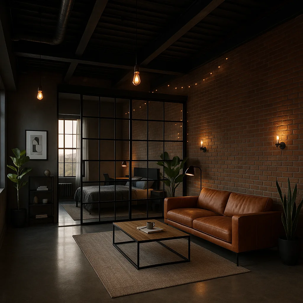 Раздвижные перегородки — лофт