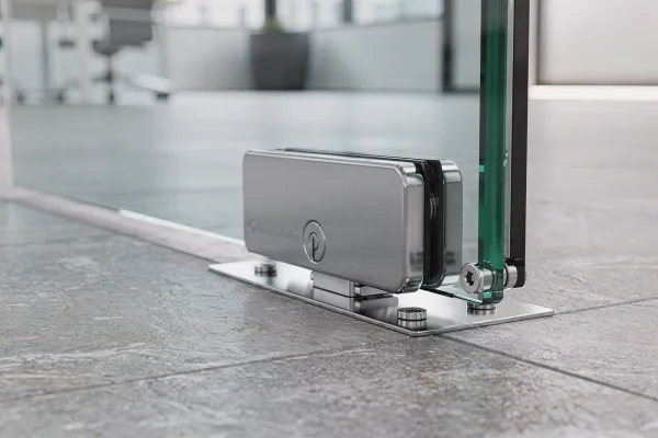 Конструкция маятниковой двери