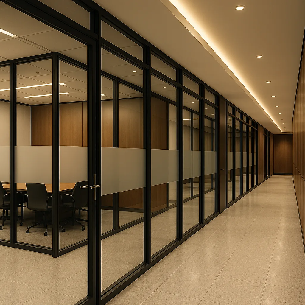 ПСБ Банк — стеклянные перегородки