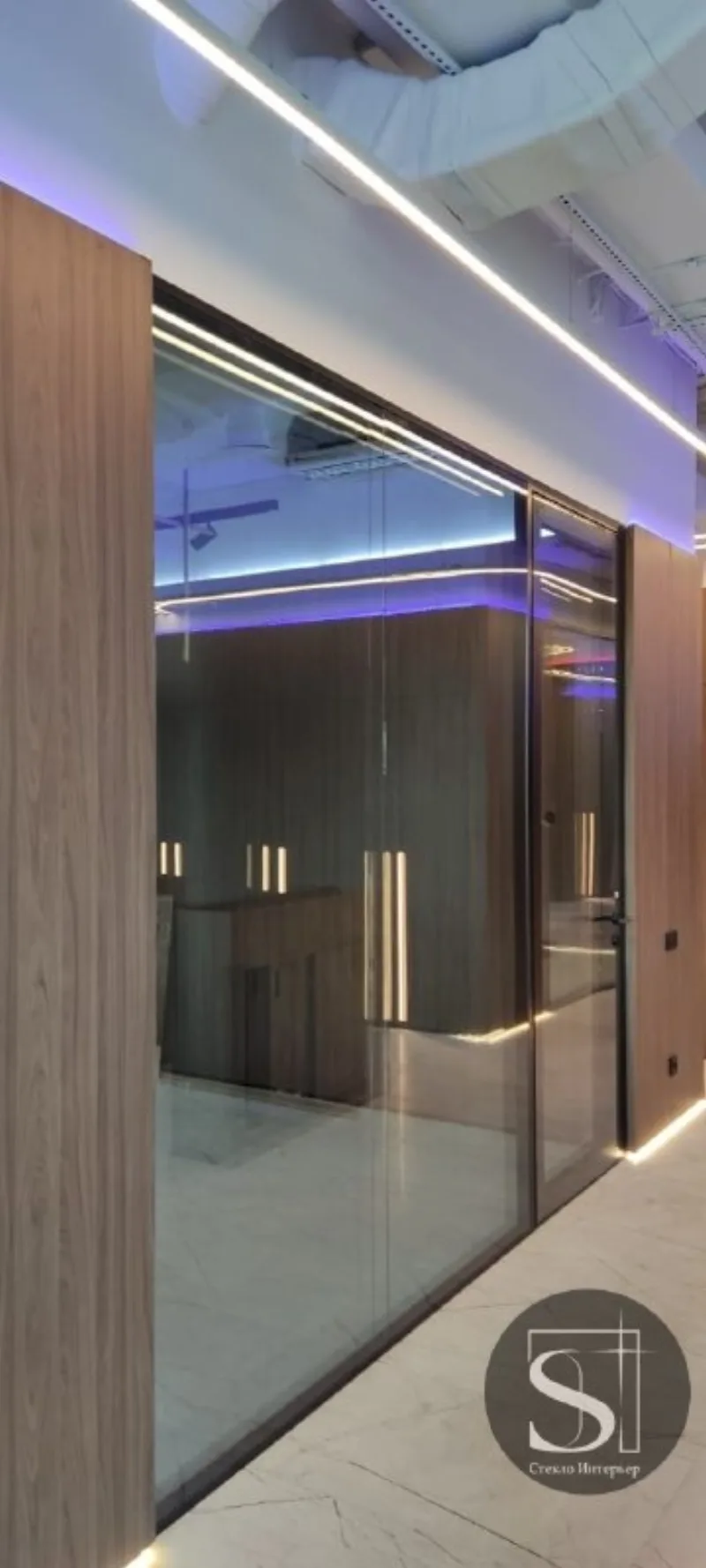 Офис ST MICHAEL — акустические перегородки 10+10 мм