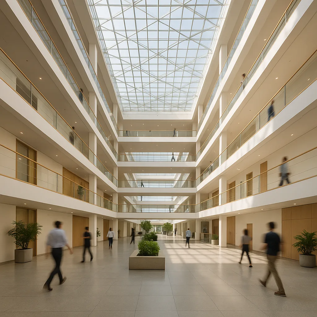 Атриумы и лобби бизнес-центров