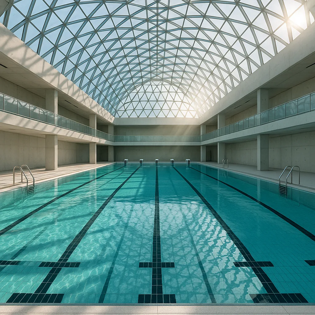 Крытые бассейны и аквапарки