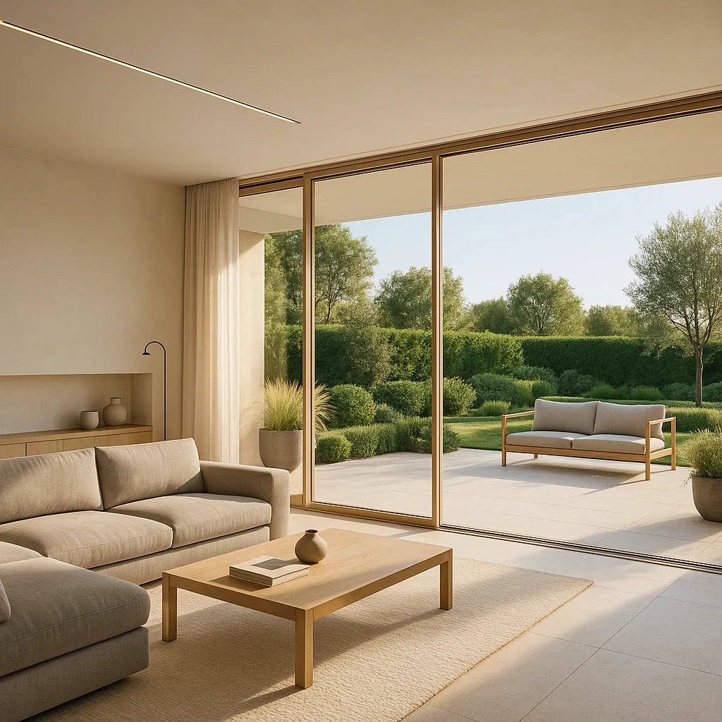 Панорамный выход на террасу