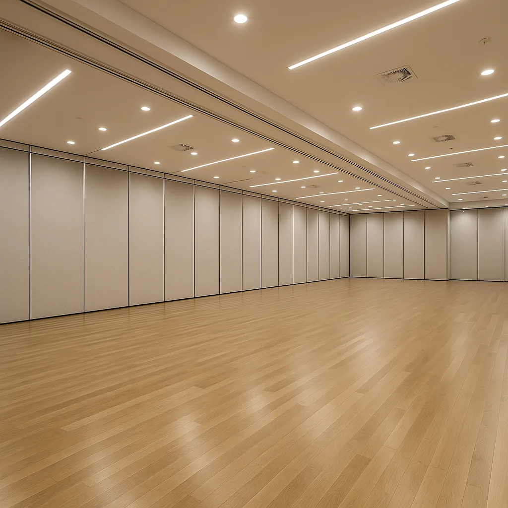 Конференц-зал с мобильными раздвижными стенами