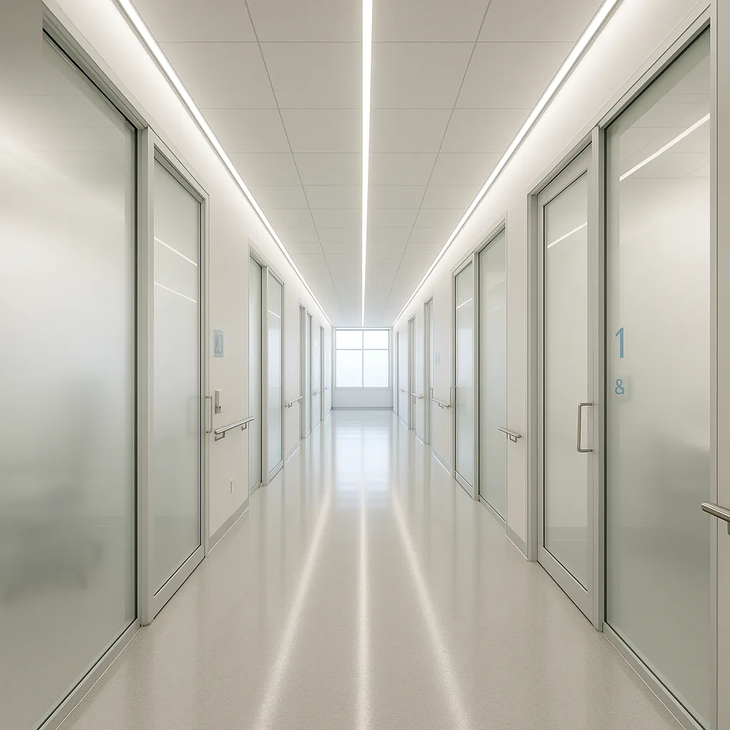 Модернизация перегородок в медицинском центре