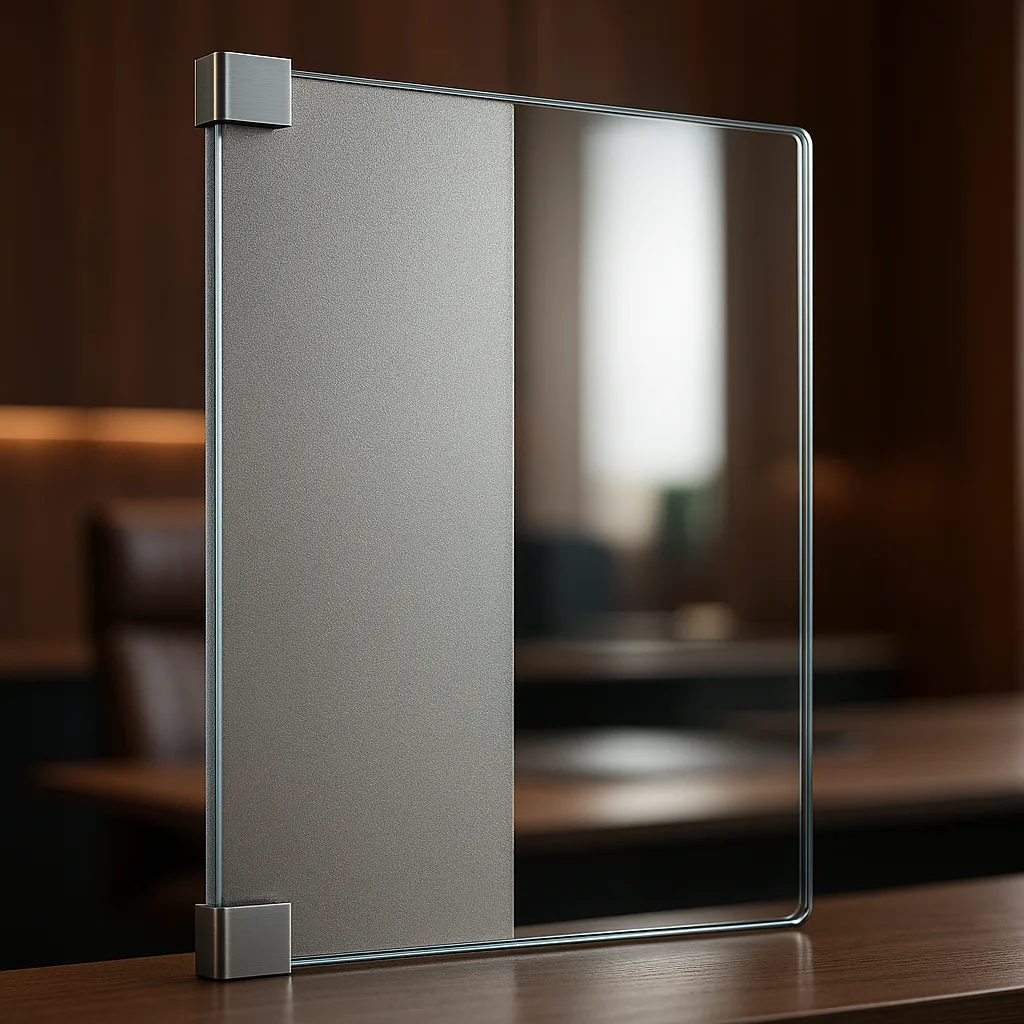 Smart-стекло PDLC в перегородке