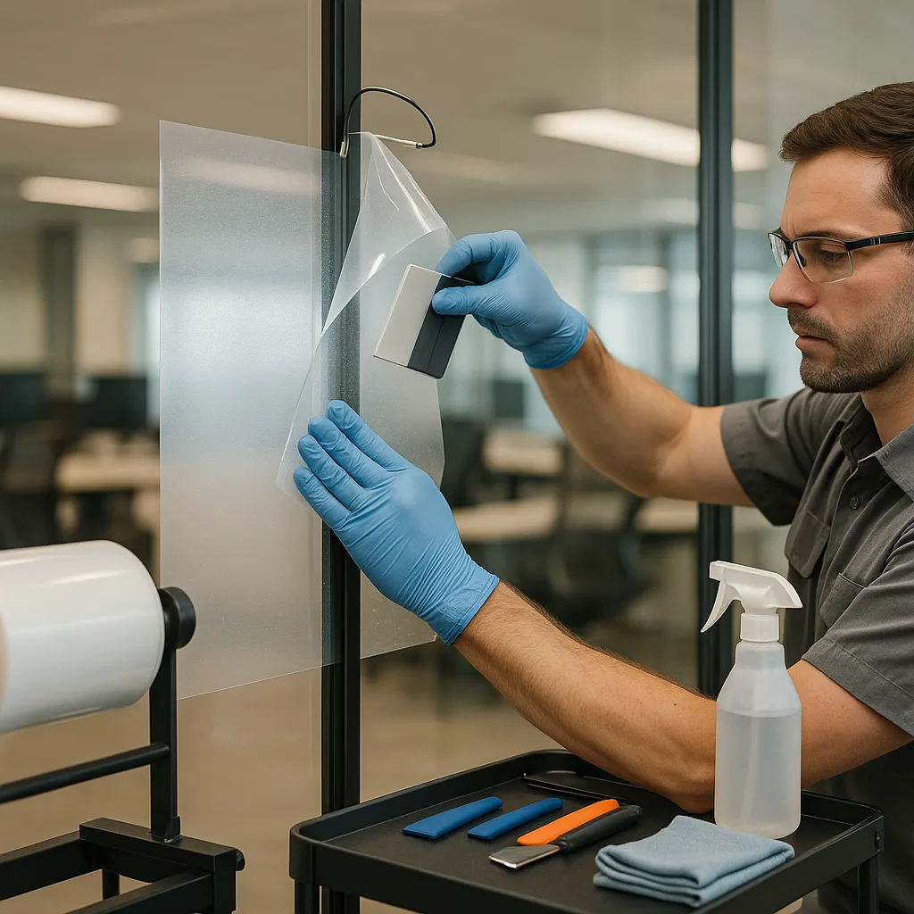 Модернизация существующих стеклянных перегородок