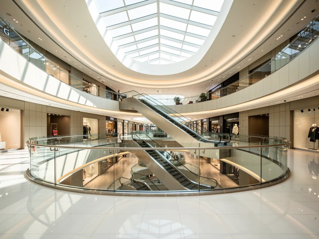 Стеклянные решения для торговых центров