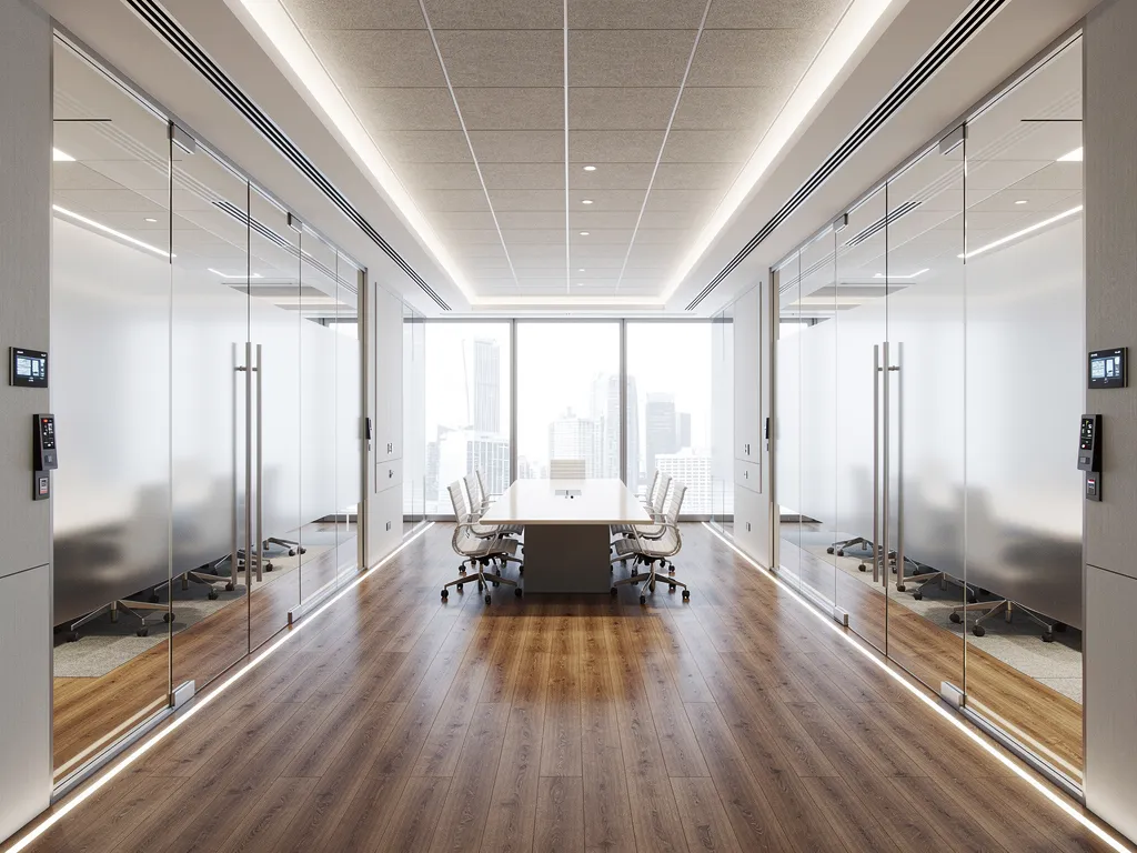 Стеклянные перегородки и двери для офисов и бизнес-центров в Москве