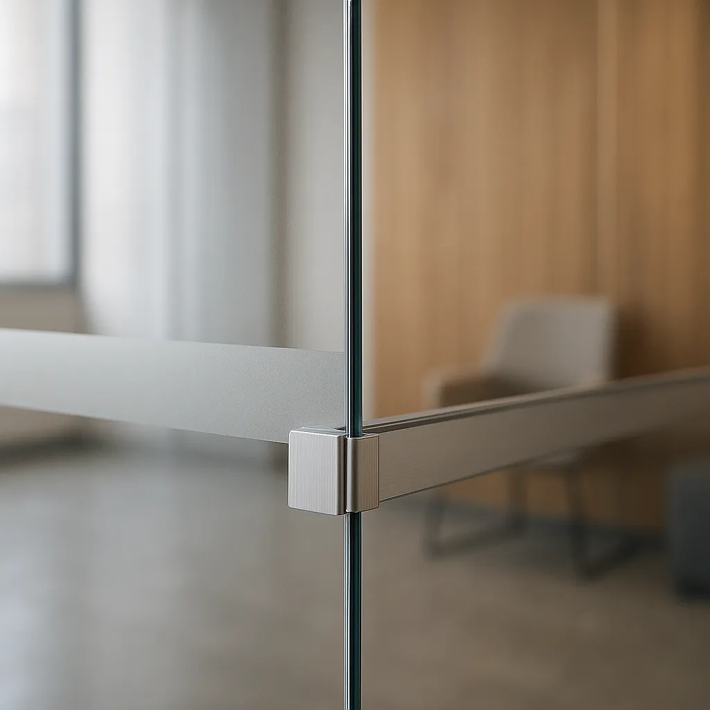 Стеклянные перегородки в офисе