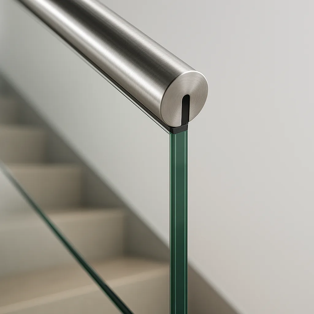 Закалённое стекло для лестничных ограждений