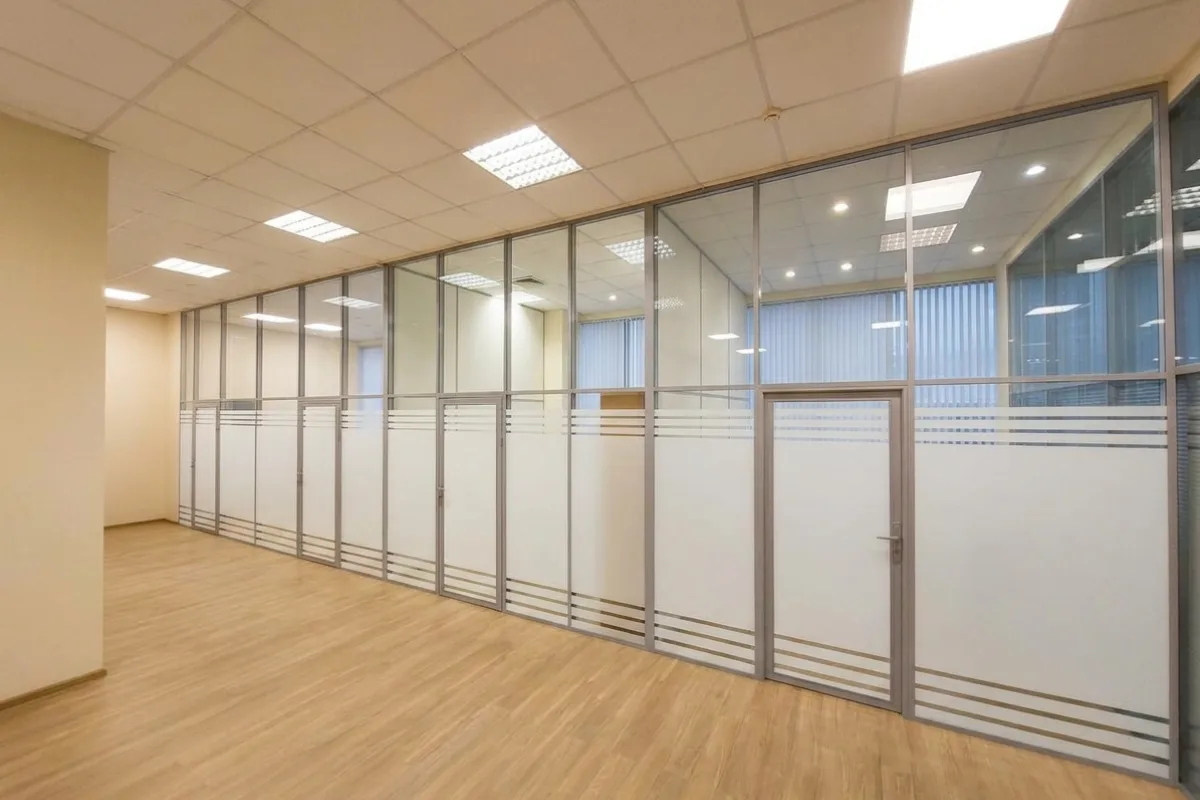 Алюминиевые перегородки Single — одинарное остекление office