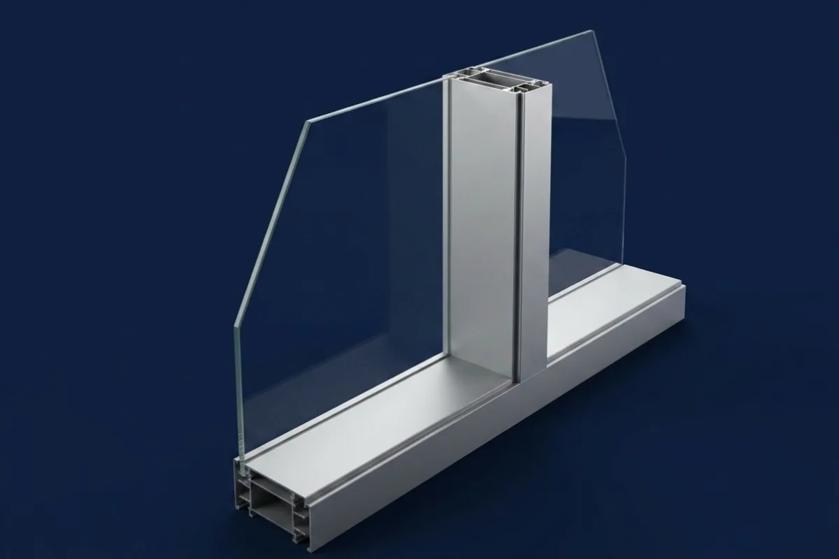 Алюминиевые перегородки Single — профиль 67x40мм